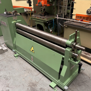 Zwijarka 3 wałowa do blachy Sergi 1550 x 5 mm zwijanie profili i stożków